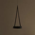 Mahina LED viseća svjetiljka na baterije, crna, Ø 17 cm, metalna, CCT