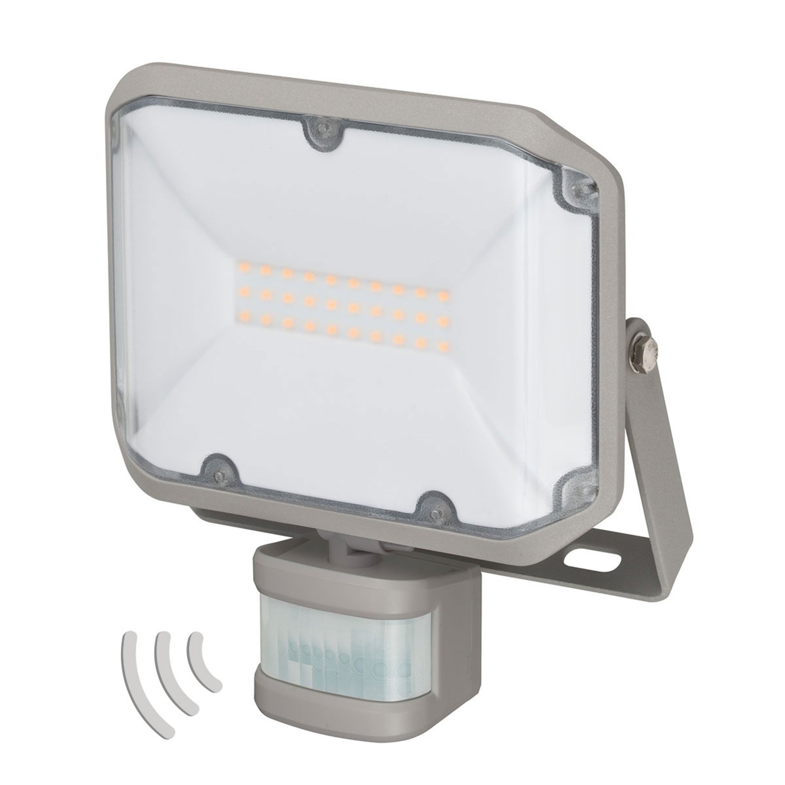 Brenenstuhl AL LED outdoor spotlight with IR sensor IP44 20 W, aluminium, 20 W, energy efficiency: A+, W: 18 cm, H: 19.4 cm