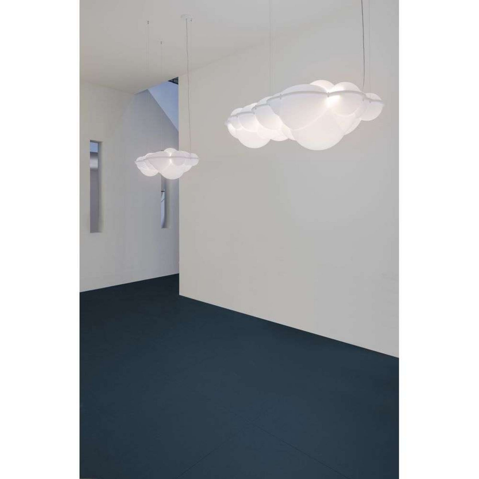 Nuvola LED Pendel White Nemo Lighting - Stue - Plastik