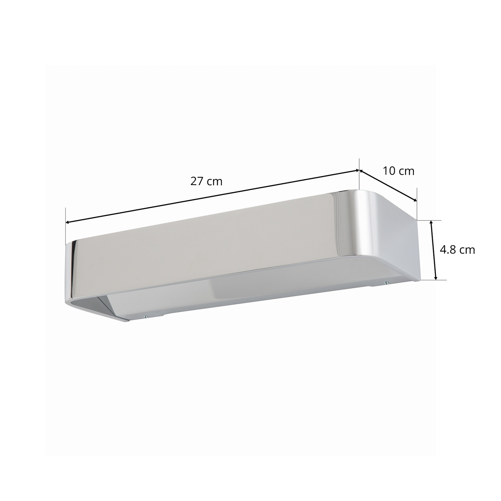 Rotaliana Frame W2 LED wandlamp chroom 2.700 K