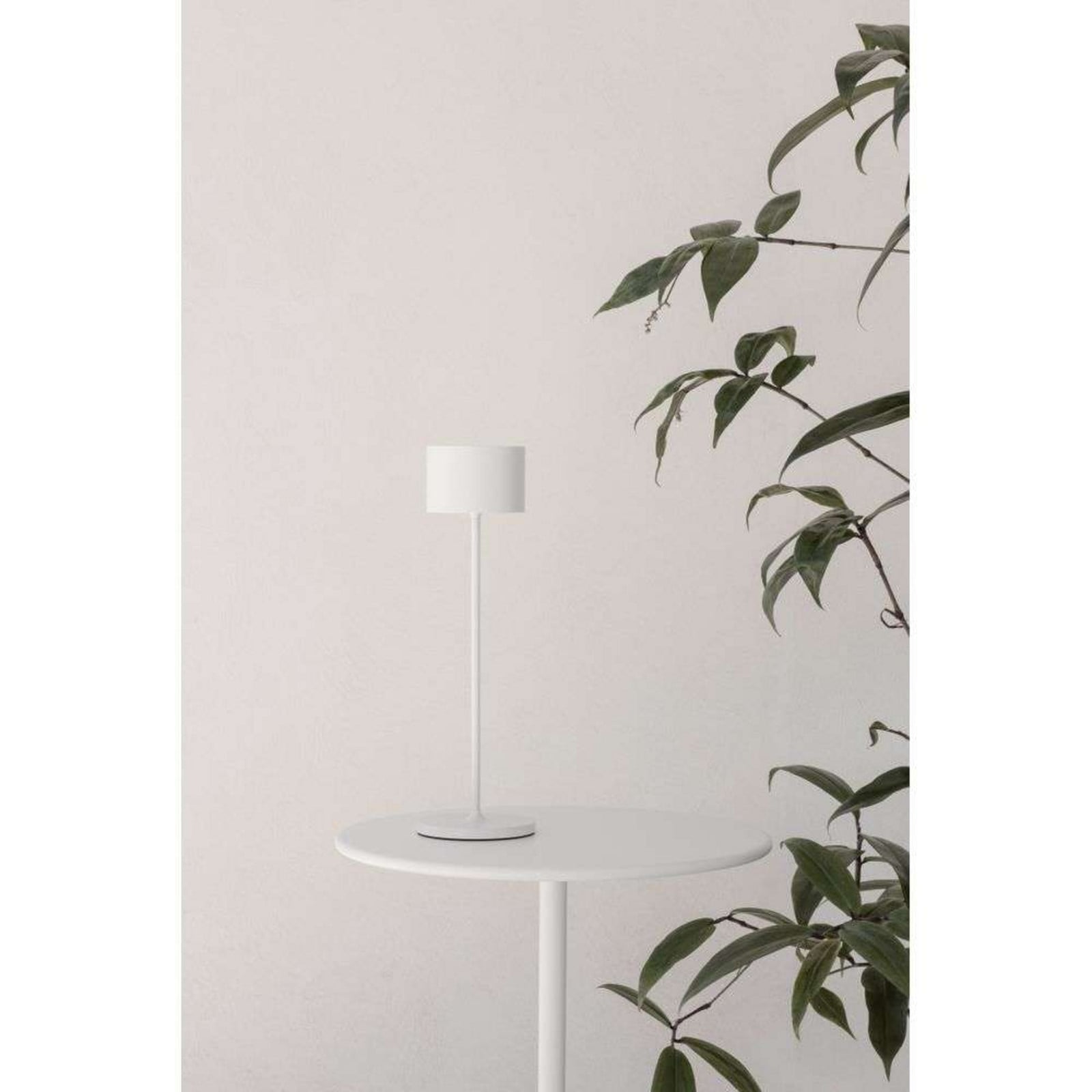 Farol Portable Bordlampe Hvid Blomus - Terrasse - Aluminium billede