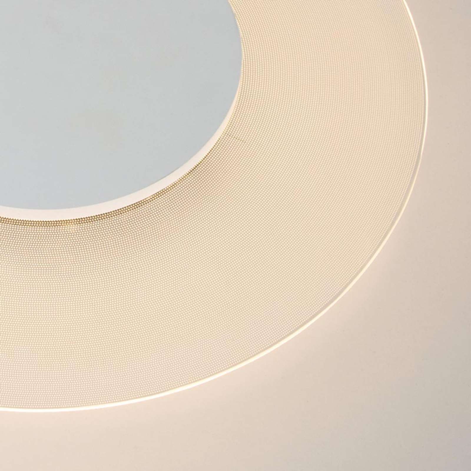 Round LED ceiling light Birma in white, dimmable