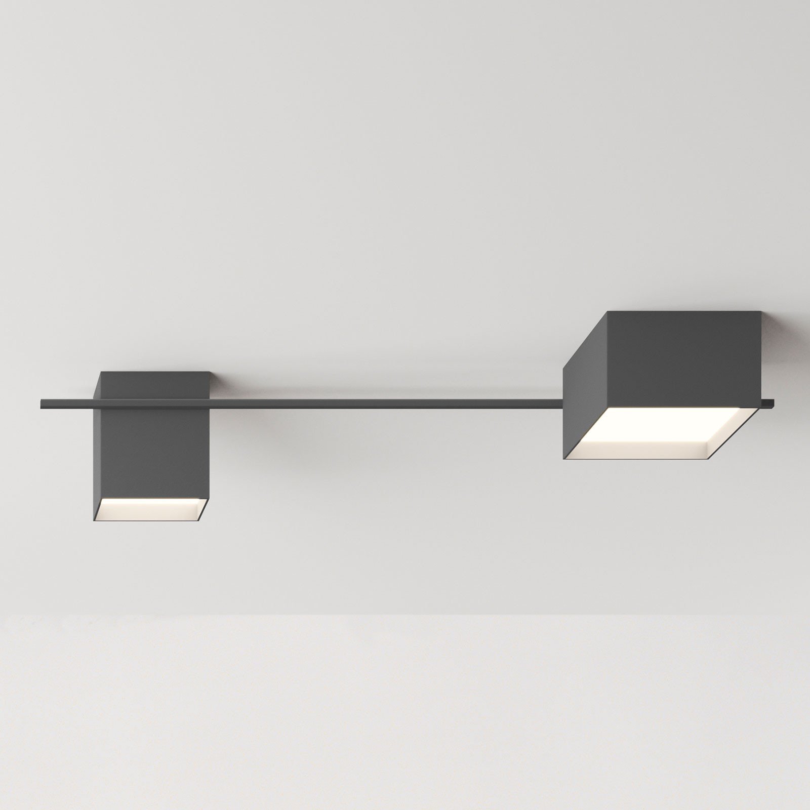 Vibia Structural 2640 plafonieră gri închis