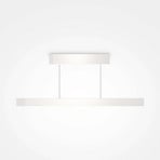 Maytoni LED pendant light Ephoria, white, aluminium, length 116 cm
