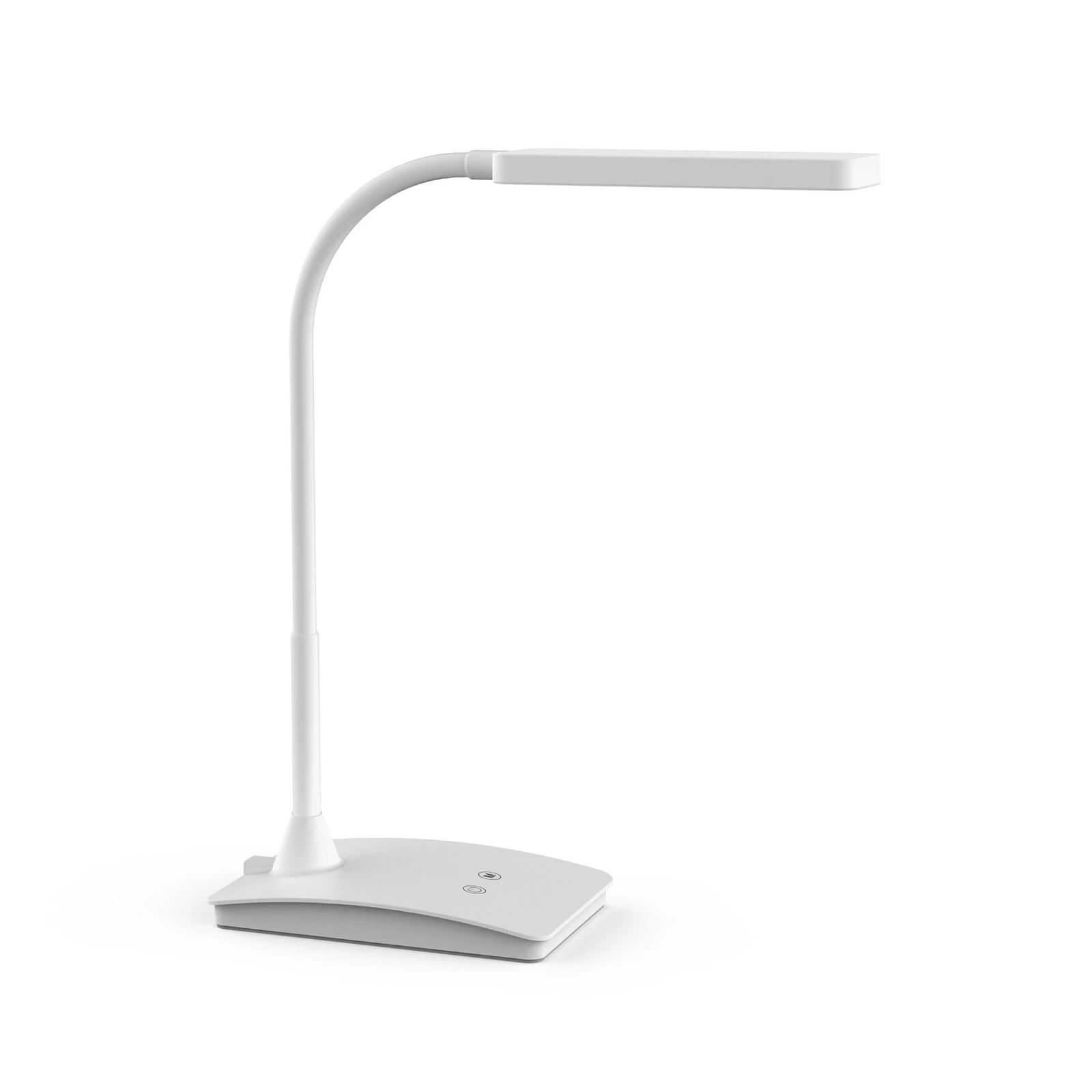 LED настолна лампа MAULpearly, бяла, 38 cm, дим, CCT