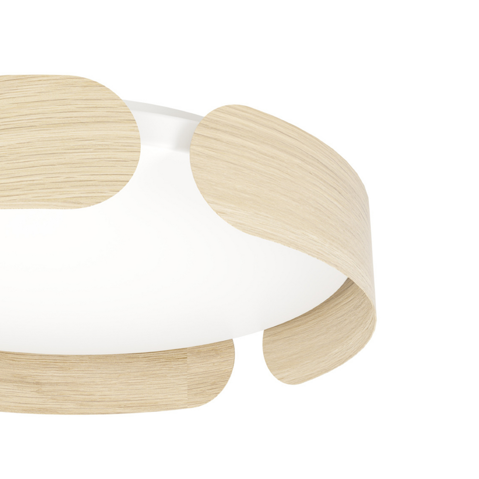 Plafonnier LED EGLO VALCASOTTO, bois, Ø 37 cm, 3 000 K
