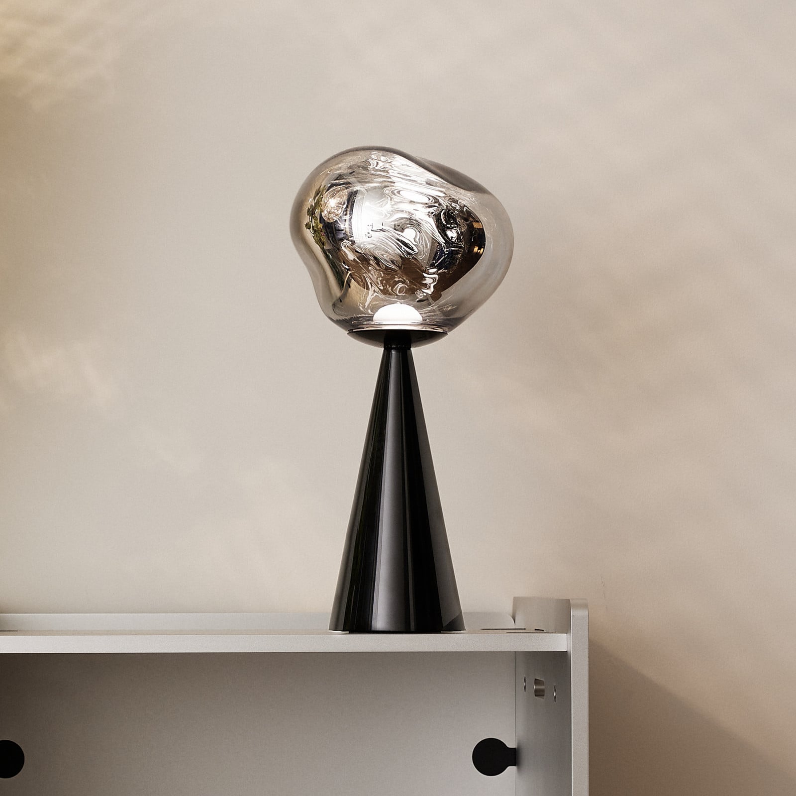 Melt Portable bordlampe Black Tom Dixon - Soveværelse - Design - Plastik