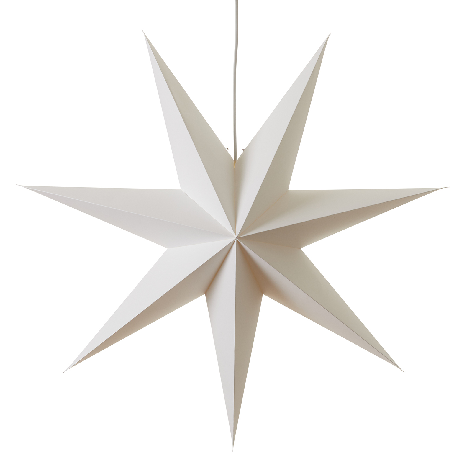 Papírová hvězda Duva k zavěšení, 75 cm