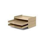 ferm LIVING Organiseur 2x2, beige, fer, 12,7 cm, empilable