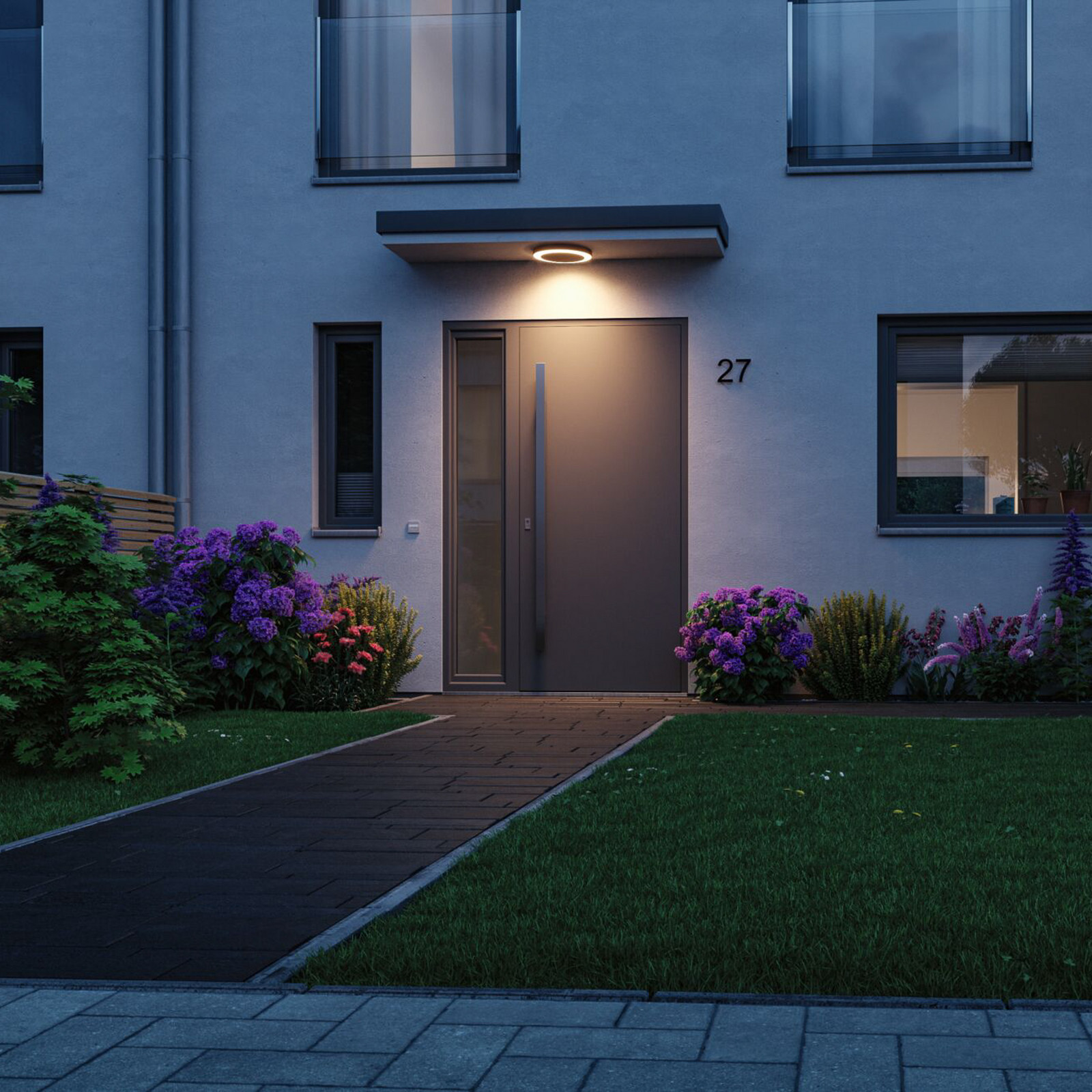 Paulmann Circula Candeeiro exterior LED ZigBee antracite