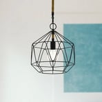 Lampada a sospensione Cottingham, gabbia, 1 luce