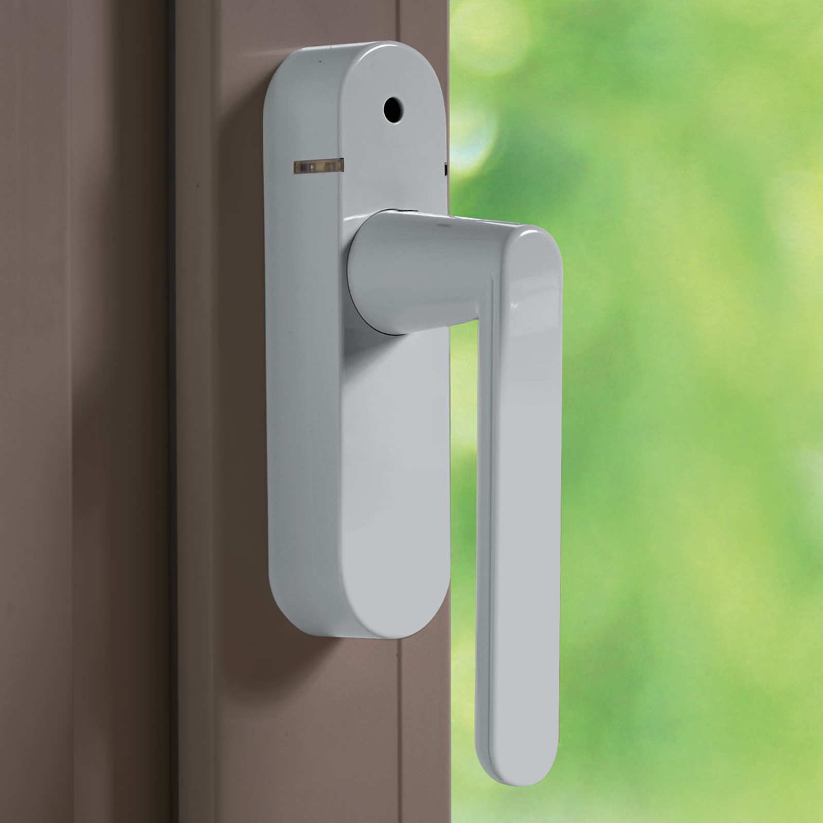 Schellenberg 46513 alarm handle silver, plastic, W: 7.5 cm, H: 14.4 cm
