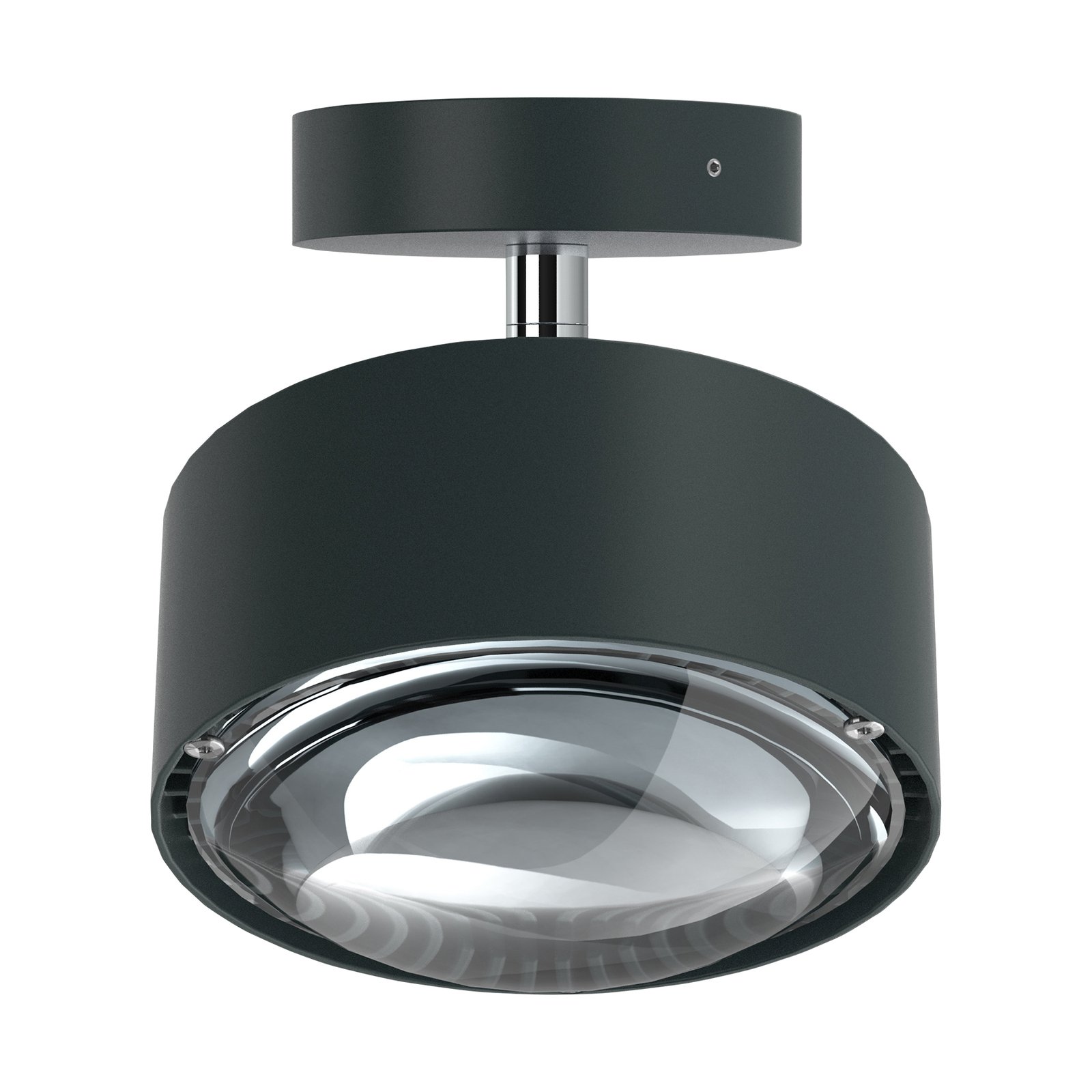 Puk Maxx Turn spot LED lentille claire 1 lampe anthracite