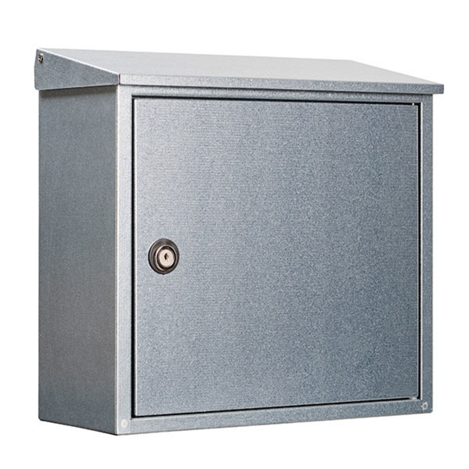 Juliana Allux 400G wall letterbox, steel grey, galvanized steel, powder-coated, W: 36 cm, H: 35.5 cm