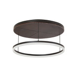 Orven LED stropní svítidlo Ø 50 cm stmívatelné černé - Lucande