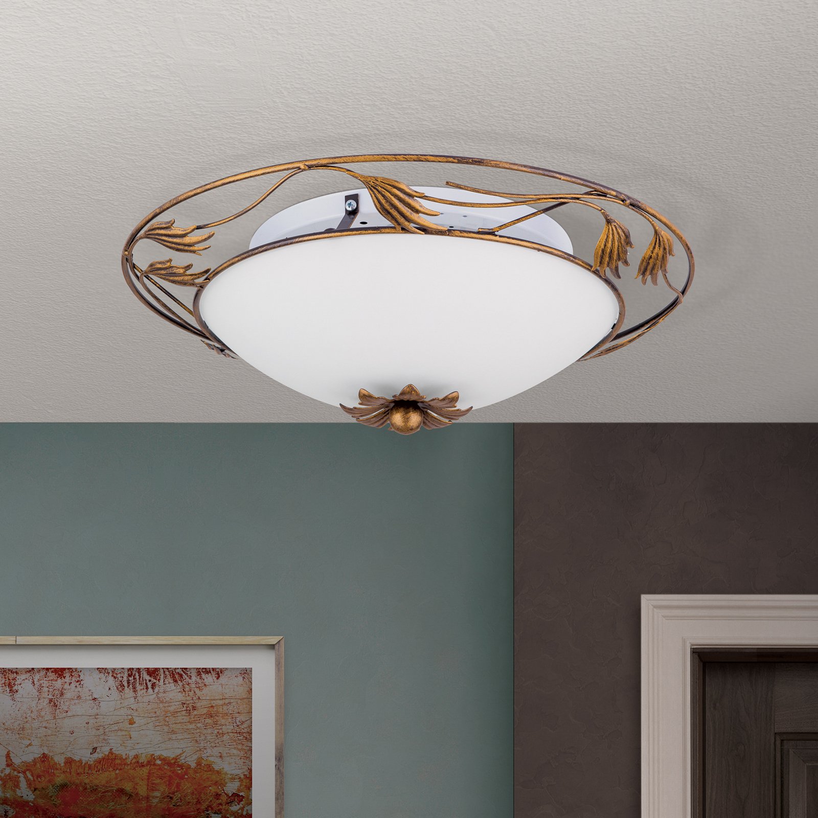 AROSA plafondlamp in landhuisstijl, 40 cm