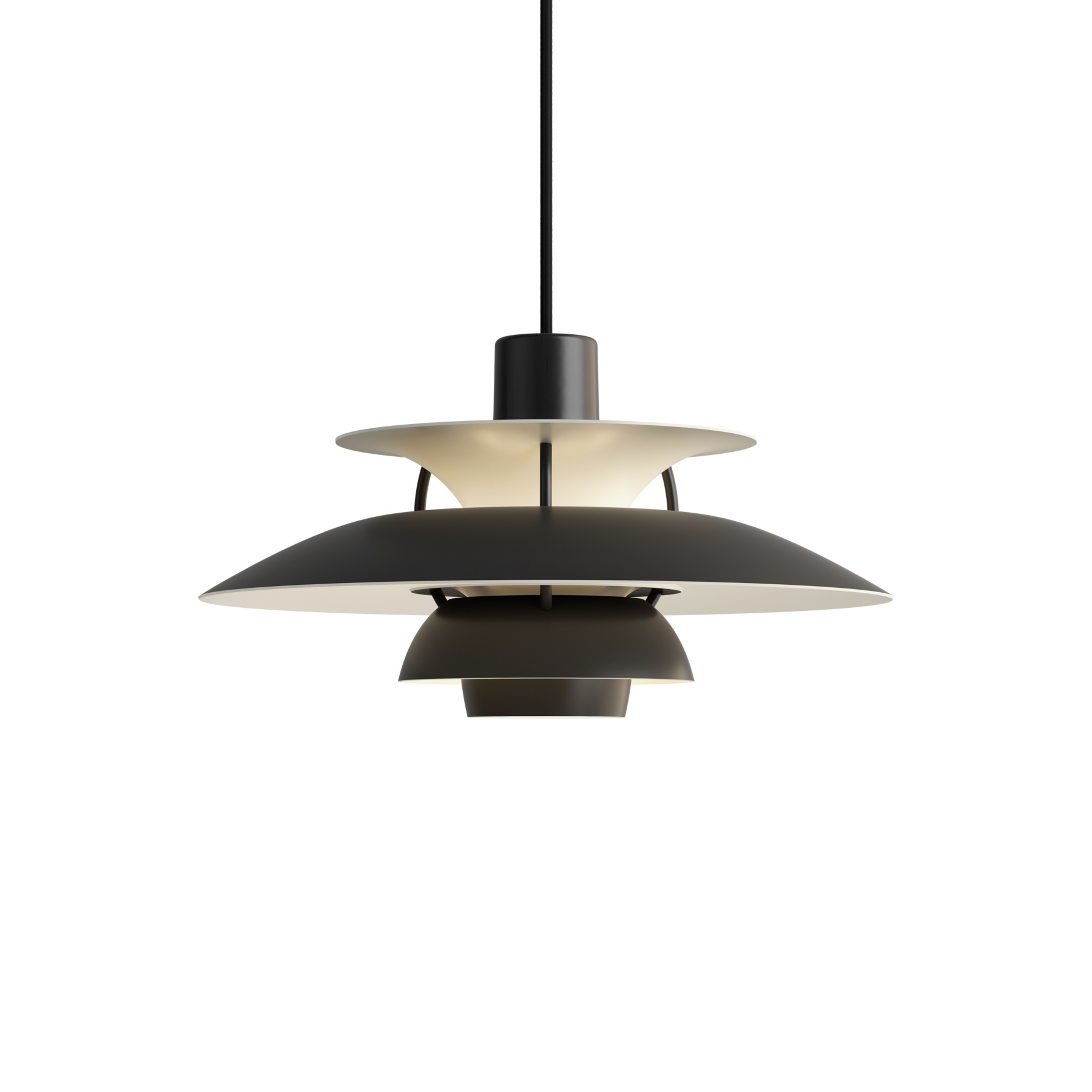 PH 5 300 pendellampe Monochrome Black – Louis Poulsen