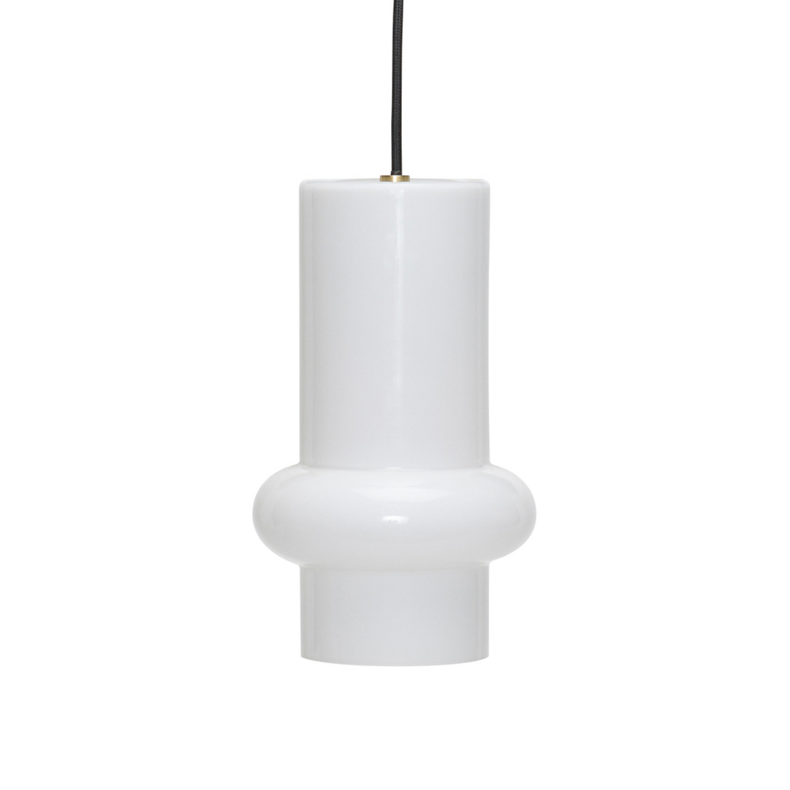 Pilule Down hänglampa, vit blank, Ø 15 cm – Hübsch