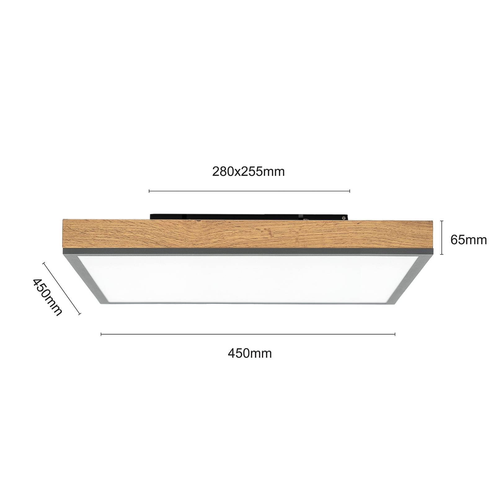 Lampa sufitowa LED Lindby Laviona z CCT, 45 cm