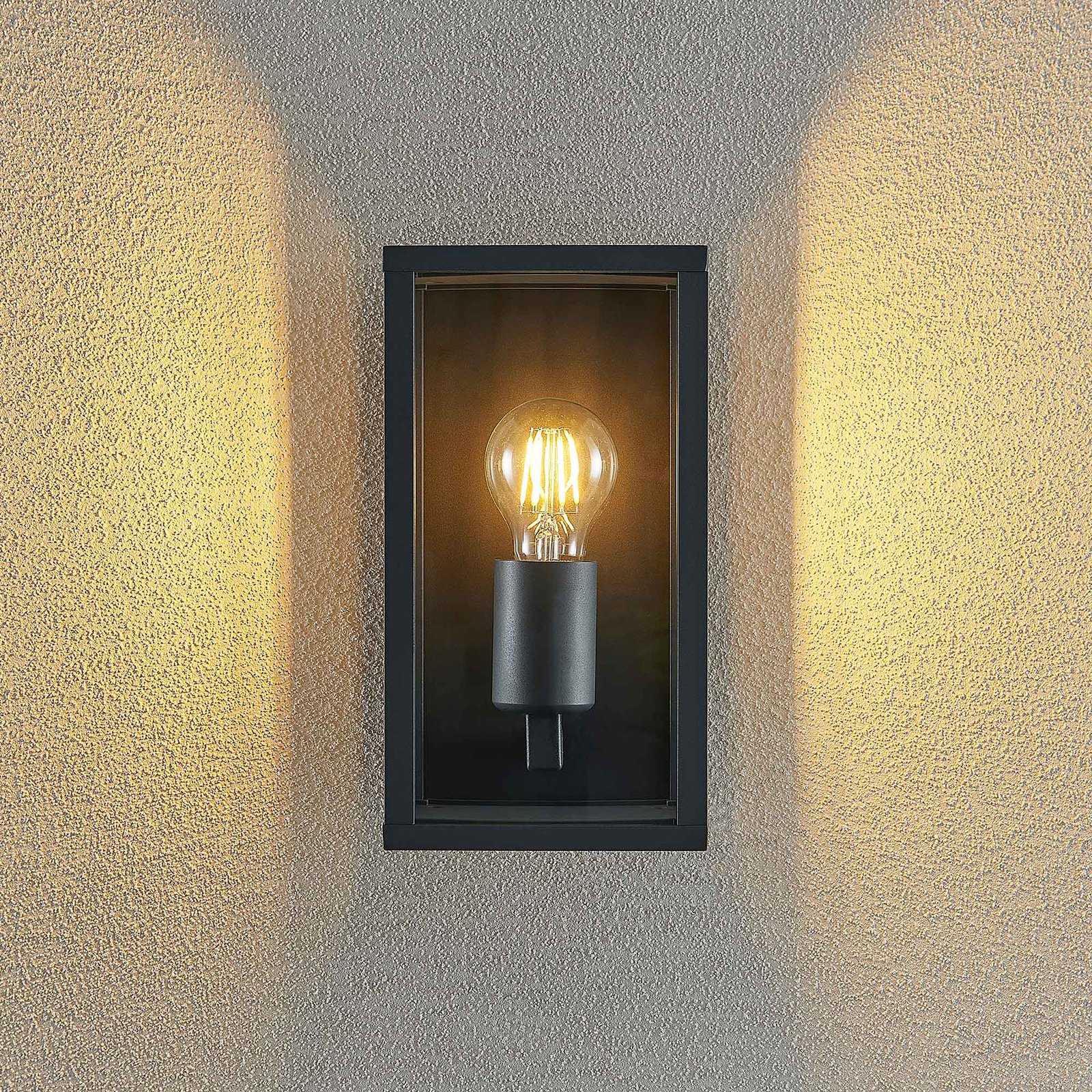 Peldar Kültéri Fali Lámpa Dark Grey - Lindby