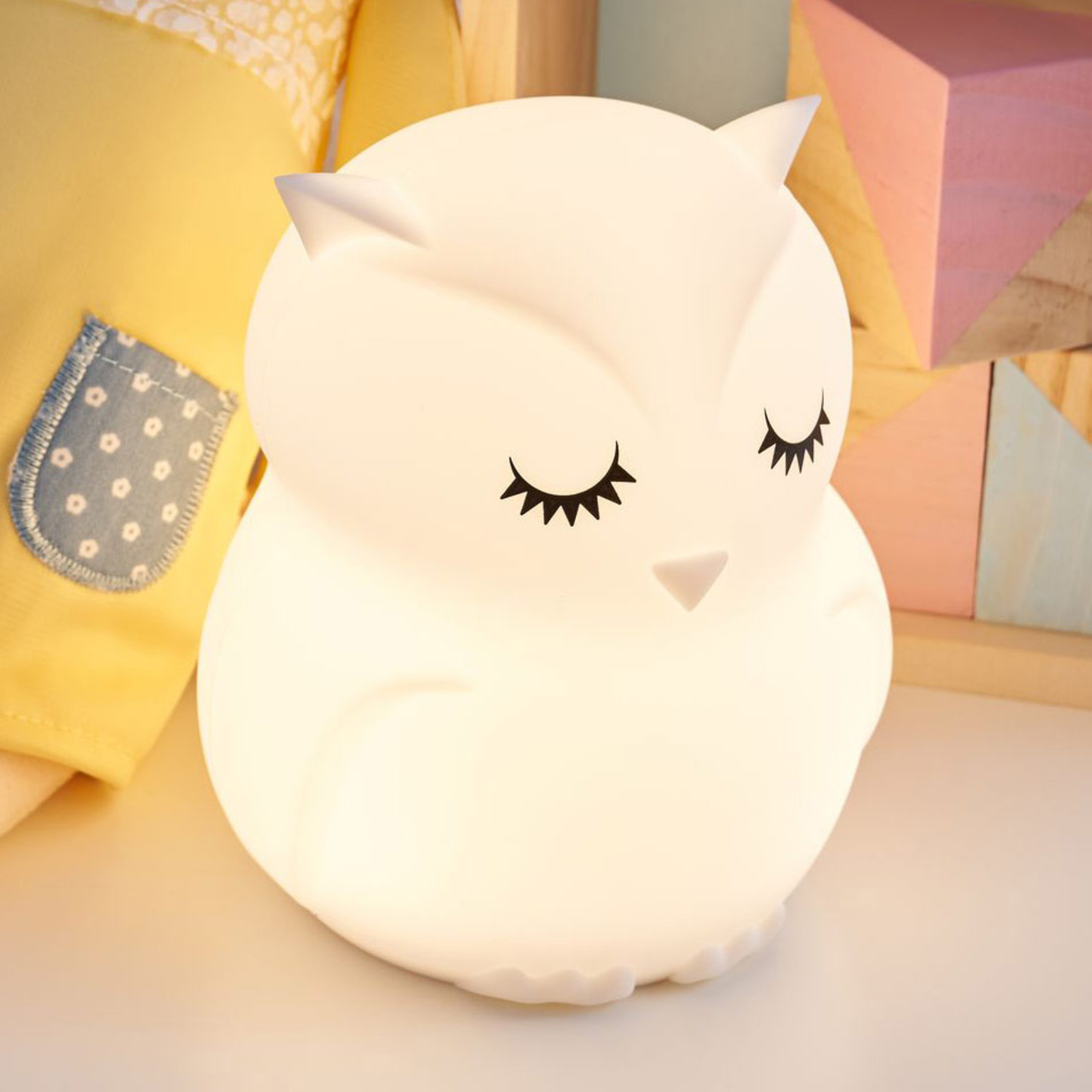 Pauleen Good Night Owl LED-natlampe, farveskift