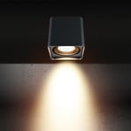 Lampa sufitowa zewnętrzna 5055, grafitowa, 10 cm, metalowa, IP54, GU10