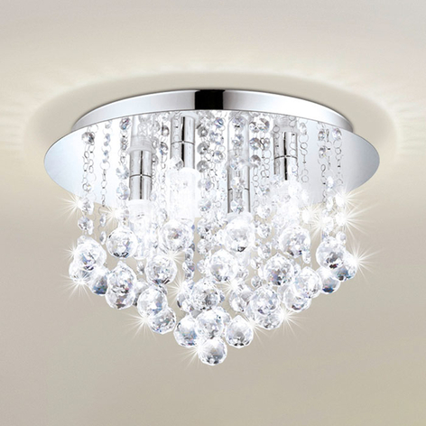 LED-Deckenleuchte Almonte mit Behang