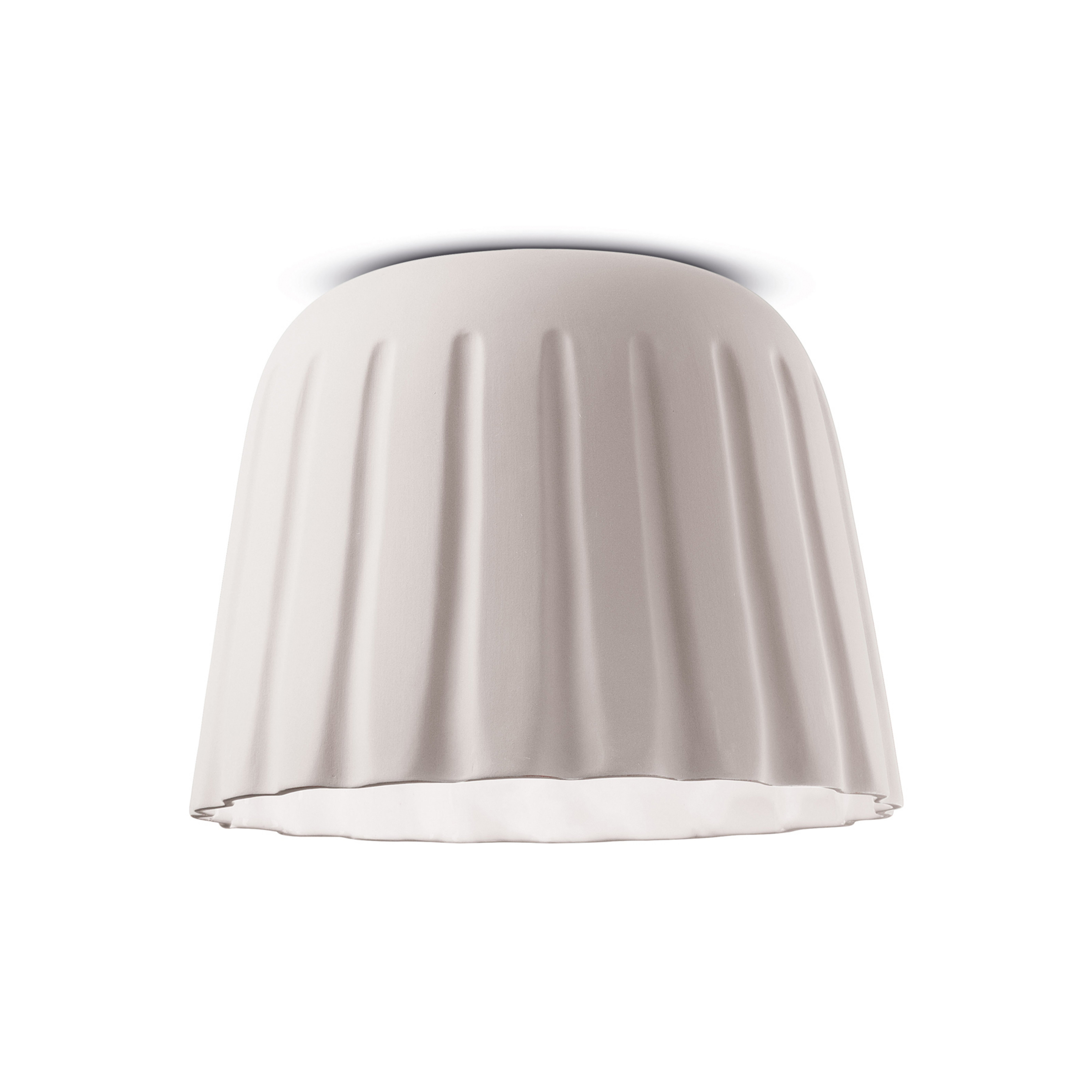 Mennyezeti lámpa Madame Gres kerámia magasság 29 cm, fehér