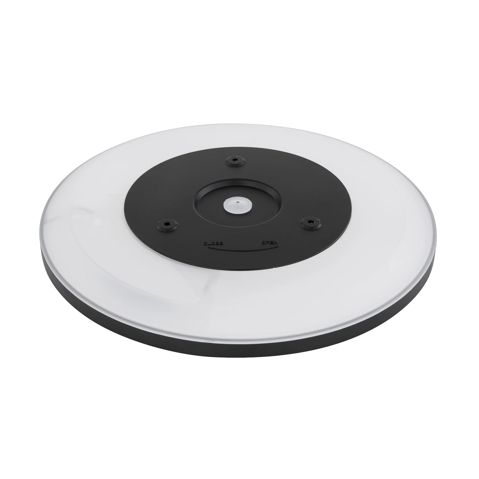 LED plafondlamp Sapana, zwart, rond, dimbaar