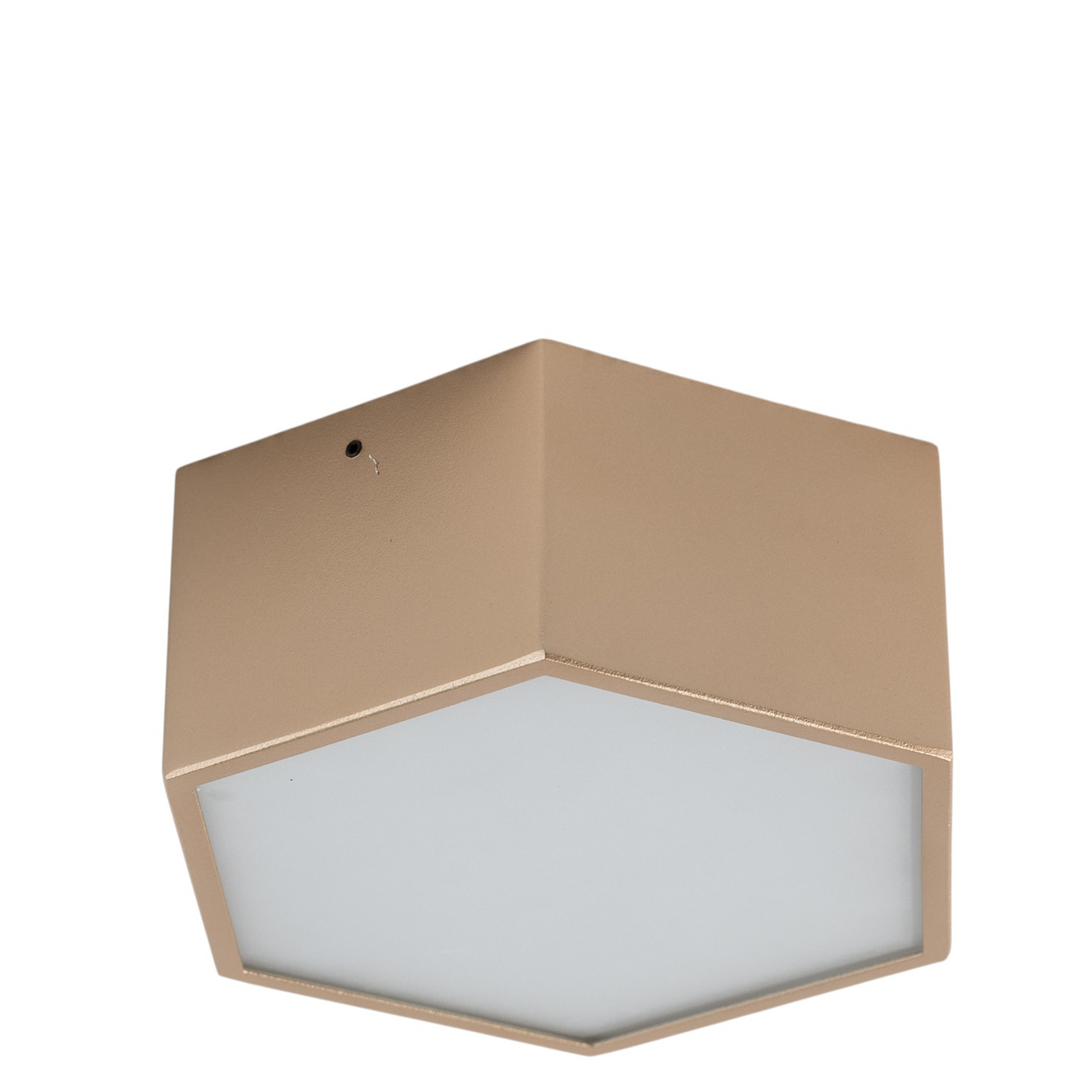 LED-taklampa Libre, guldfärgad, stål, 3 000 K
