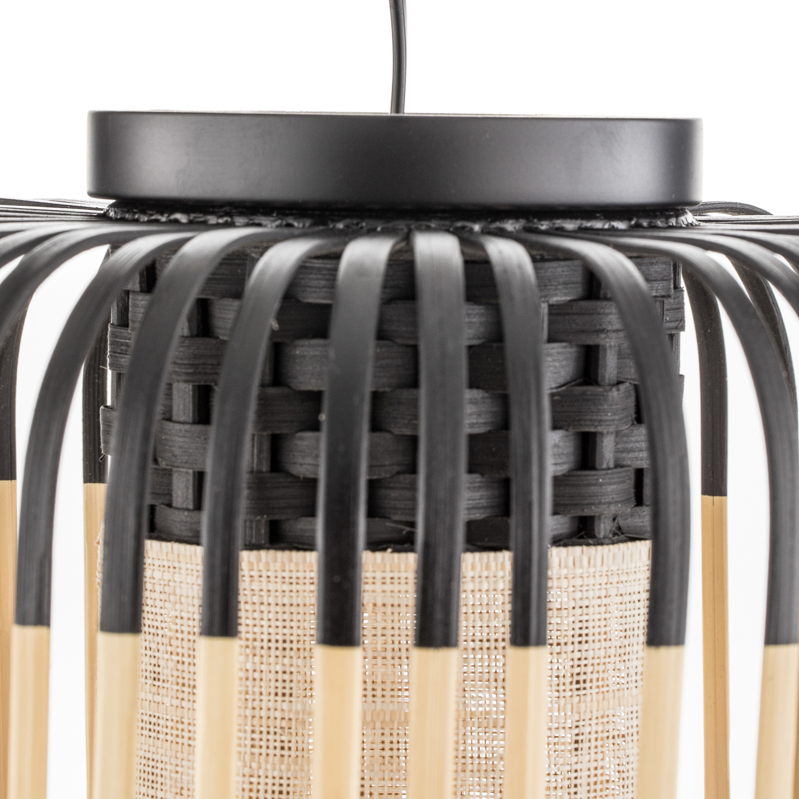 Forestier Bamboo Light S plafondlamp 35cm zwart