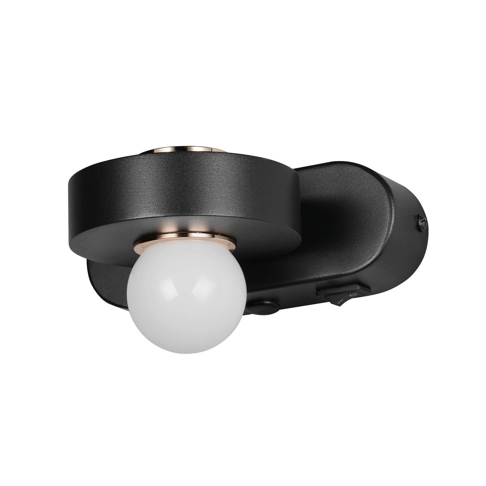 LED-Wandleuchte Arpino schwarz Ausladung 15 cm Metall 2-flg.