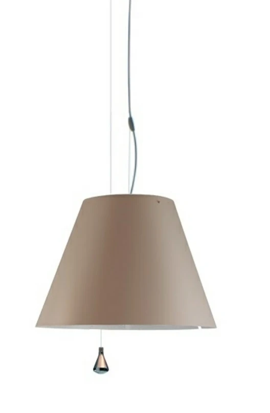 Luceplan - Costanza Pendelleuchte Up/Down Shaded Stone