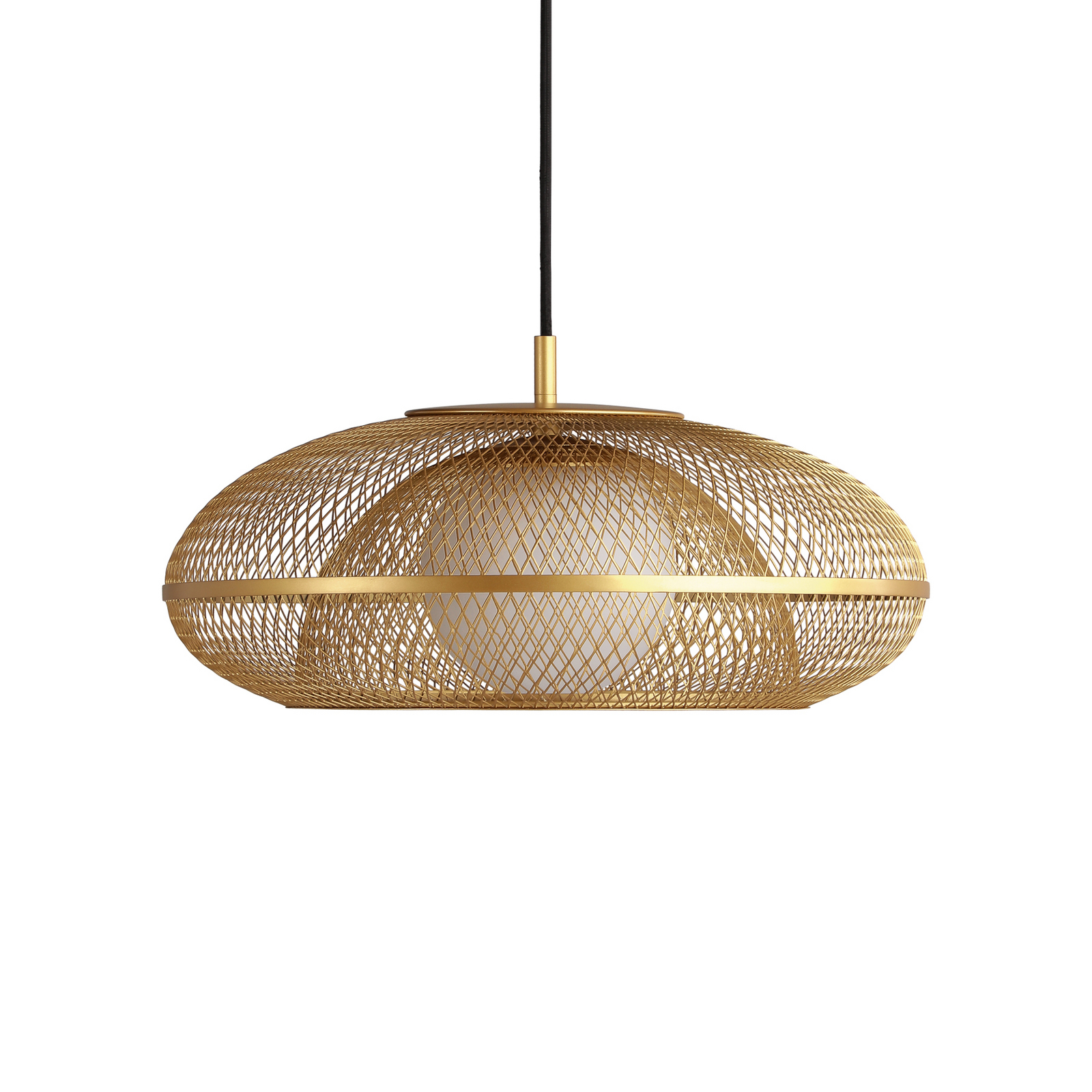 Suspension Faraday Medium couleur laiton, Ø 45 cm - UMAGE