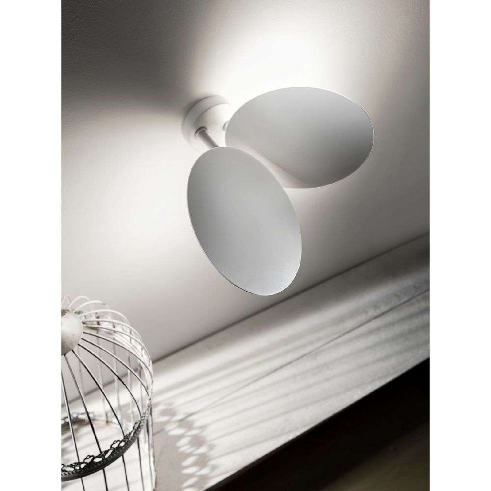 Puzzle Pared/Techo LED Round Double Blanco Mate 2700K - Lodes