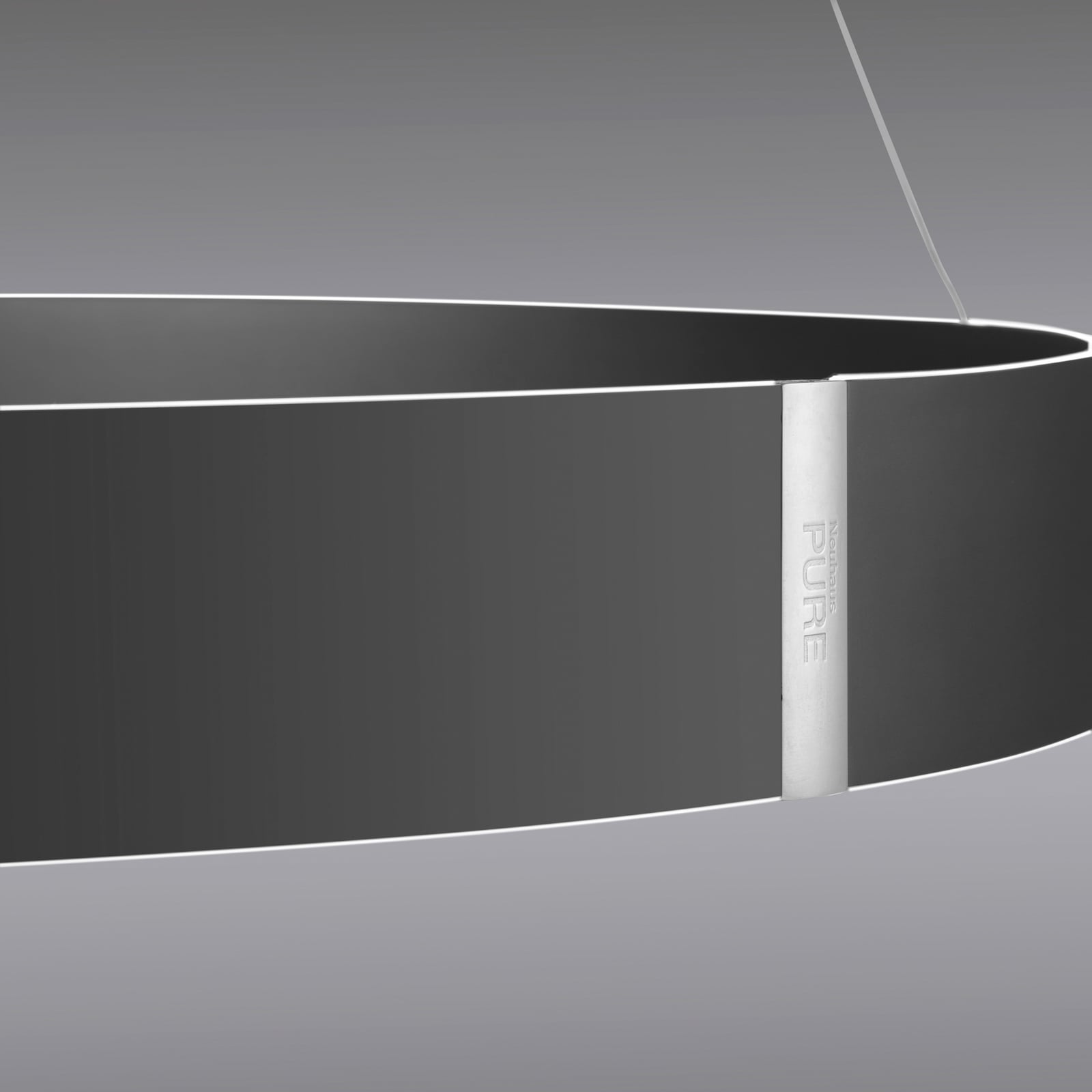 Suspension LED E-Clipse, gris mystique, Ø 70 cm, CCT - PURE Suspension LED E-Clipse, gris mystique, Ø 70 cm, CCT - PURE