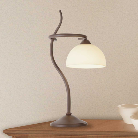 Lampe à poser Christian marron
