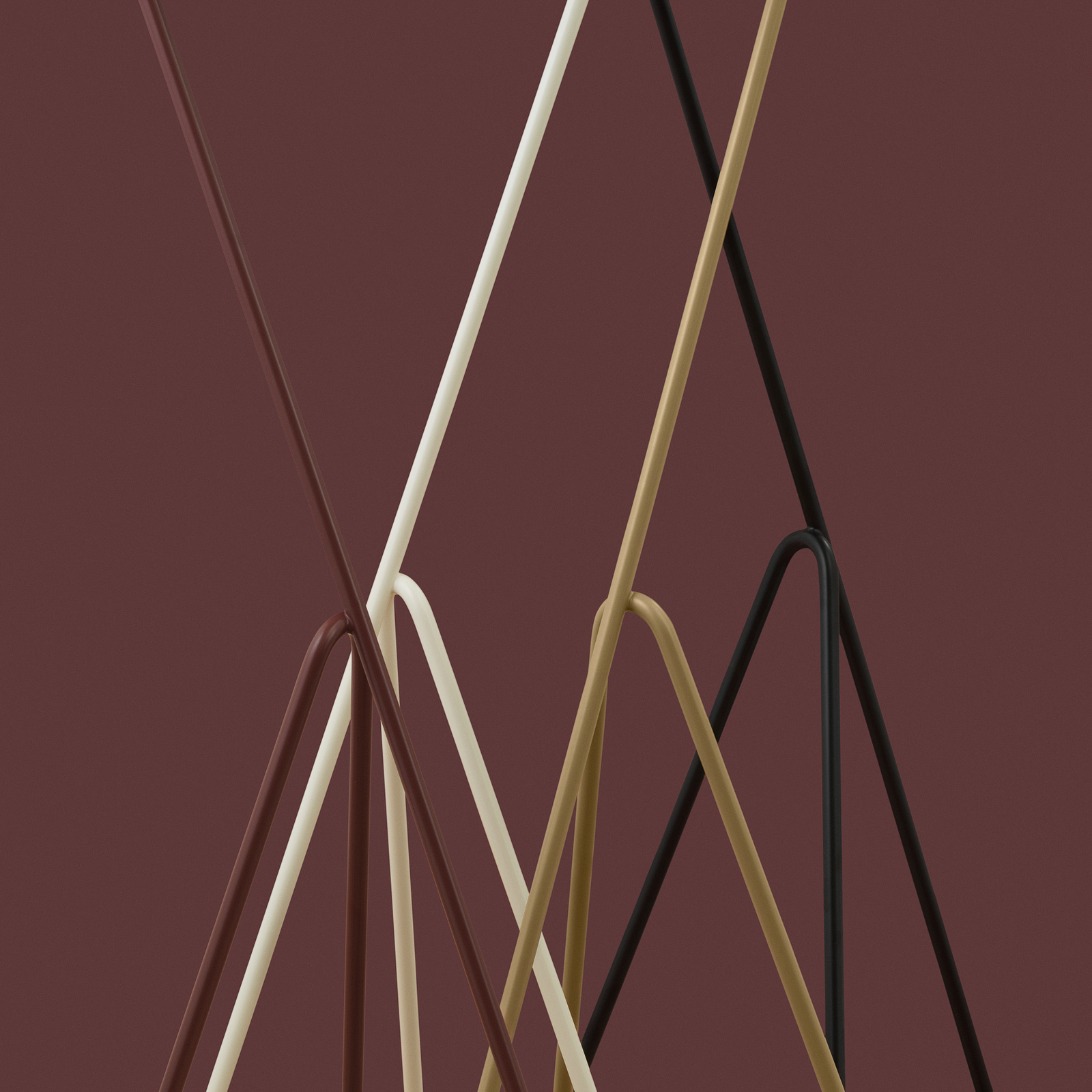 Gräshoppa Stojací Lampa Olive Brown - GUBI