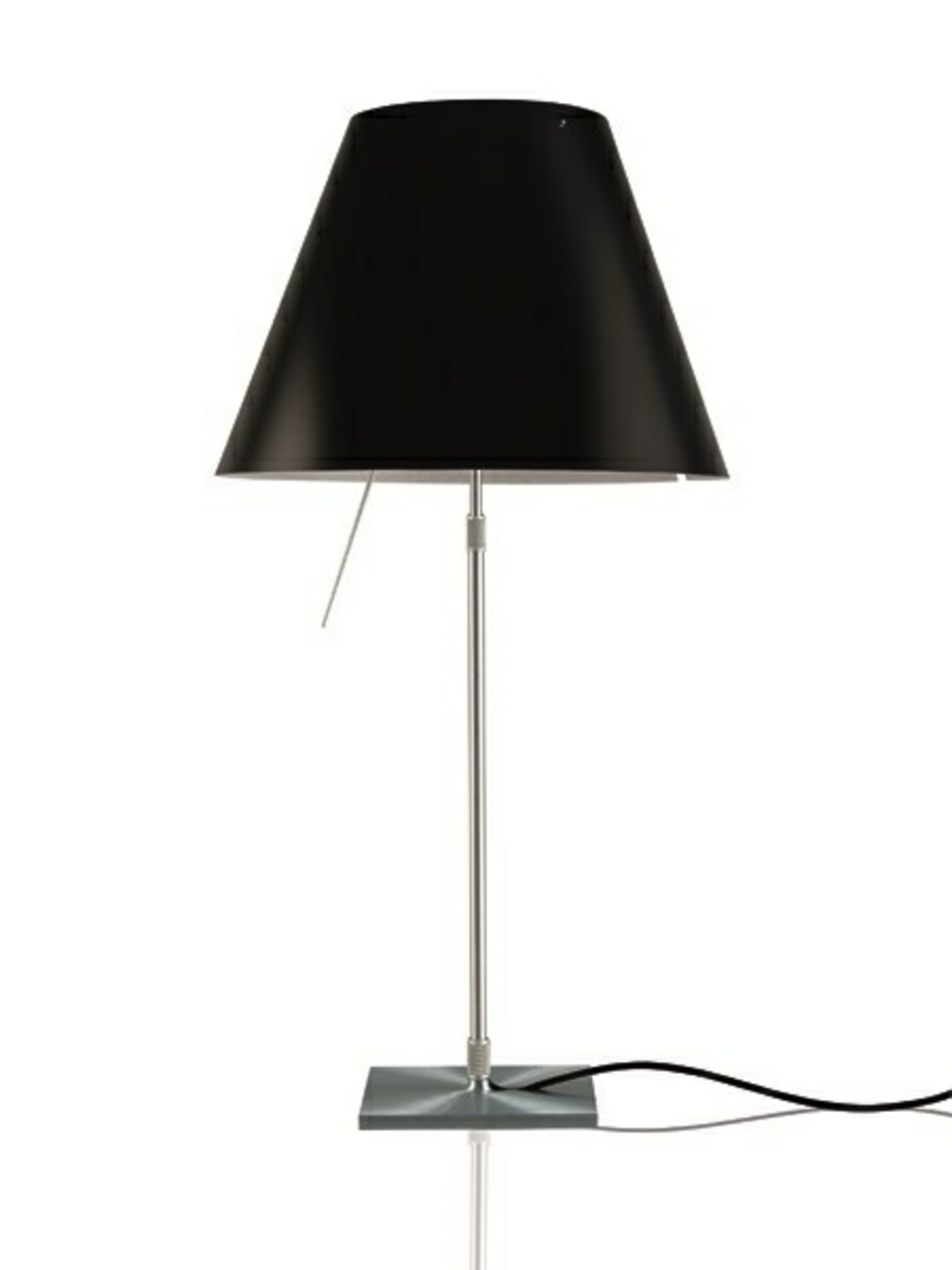 Costanza Tischleuchte Alu/Liquorice Black - Luceplan