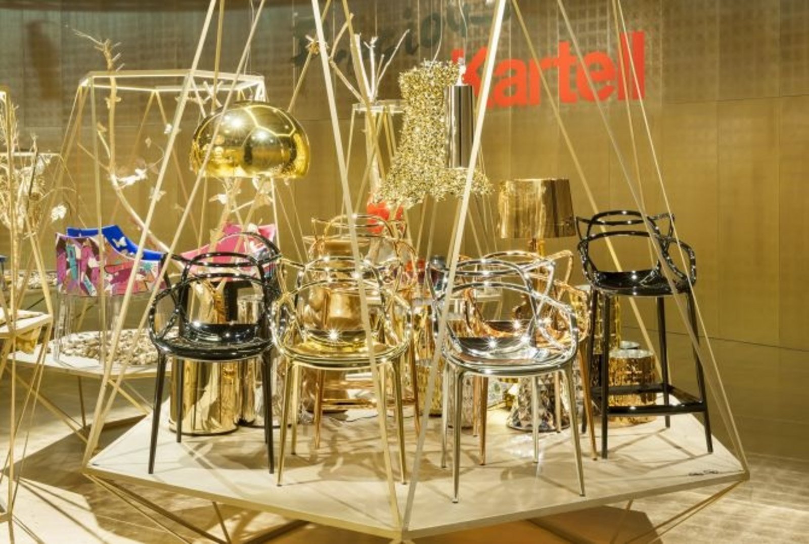 Bourgie Asztali Lámpa Copper - Kartell