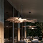 Bover lampa wisząca zewnętrzna Mediterránia, brązowa, Ø 105 cm