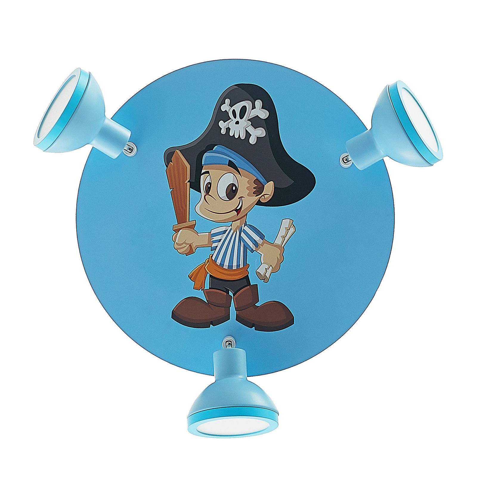Lindby Roxas taklampe til barnerommet, pirat