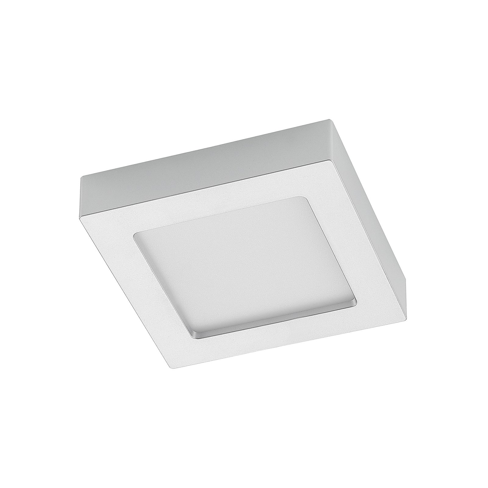 Prios Alette LED-taklampe, sølv, 17,2 cm