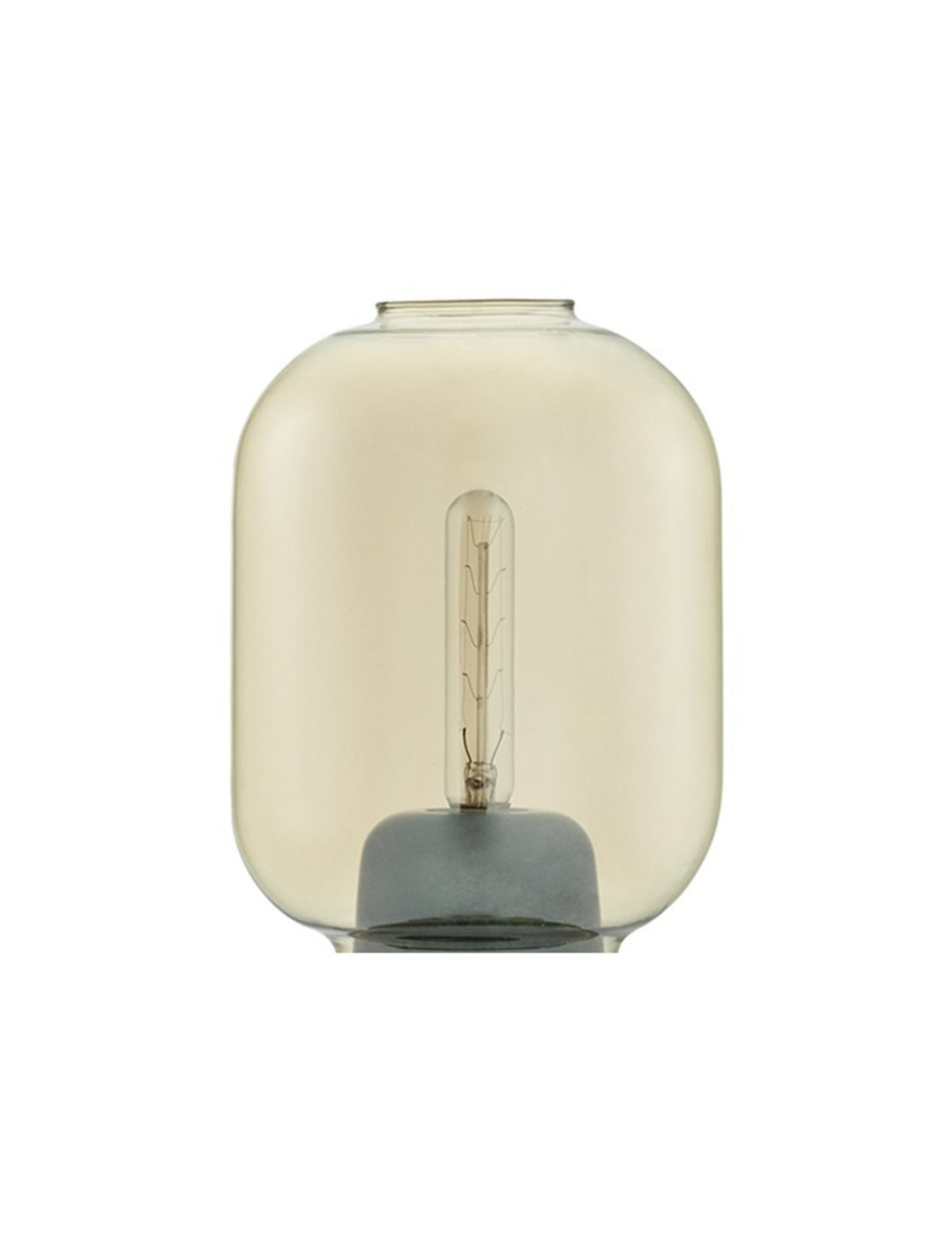 Amp Glas t/Bordlampe Guld Normann Copenhagen - Soveværelse