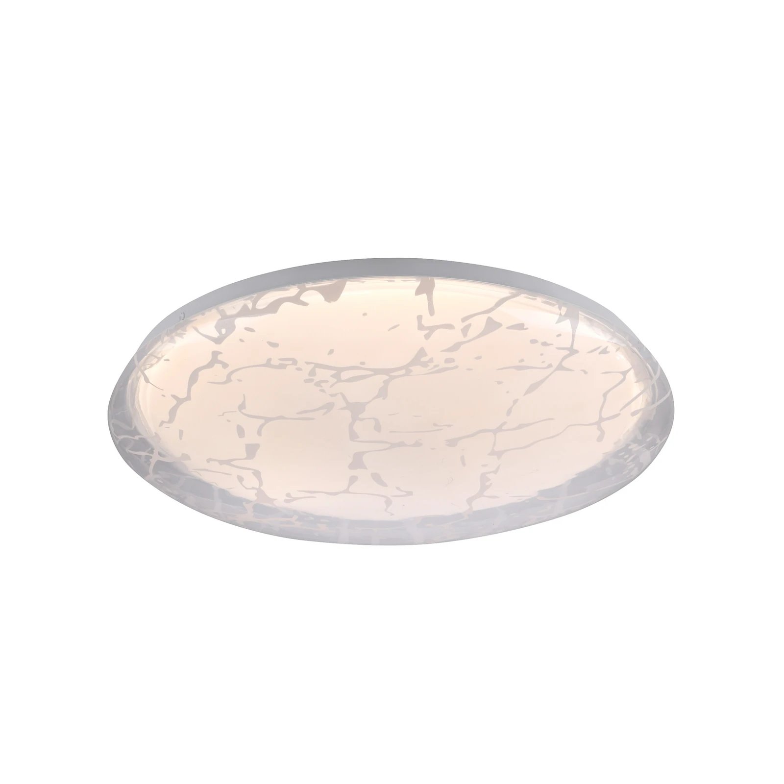 ART Plafo 14008 LED ceiling lamp, white, iron, remote control