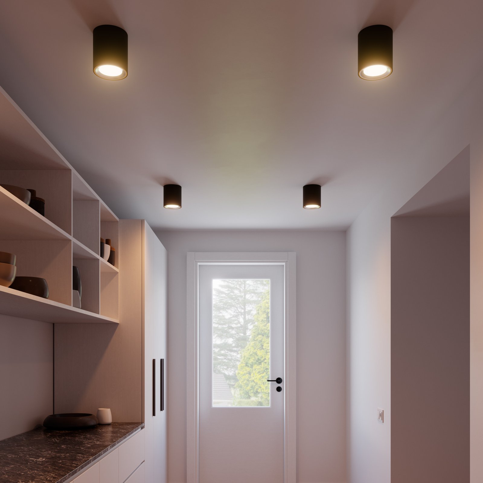 Landon Smart Ceiling Lamp Long Black - Nordlux