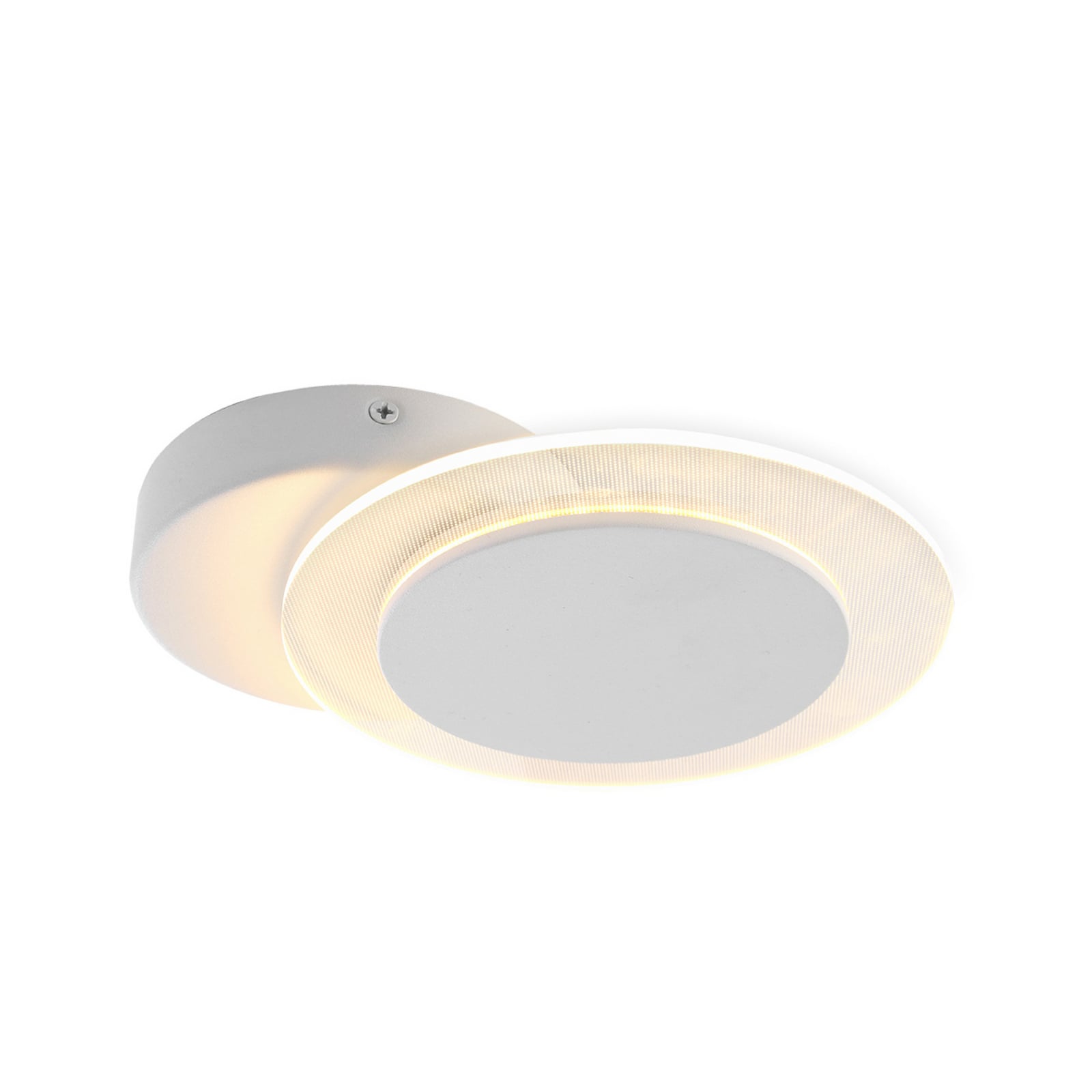 Aplique de pared LED Lido, blanco, metal, 2700 K