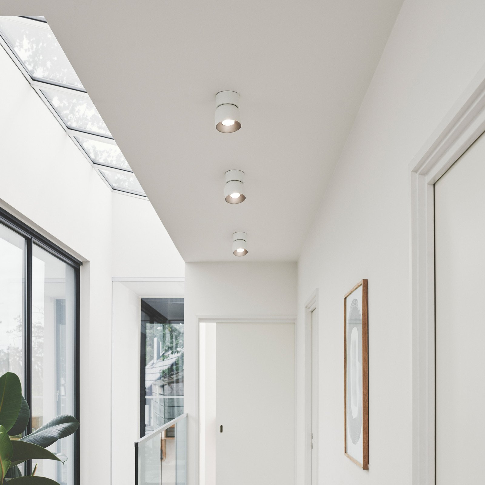 Nordlux Downlight Pitcher GU10 flacără simplă metal alb - Camera de zi / sufragerie - modern