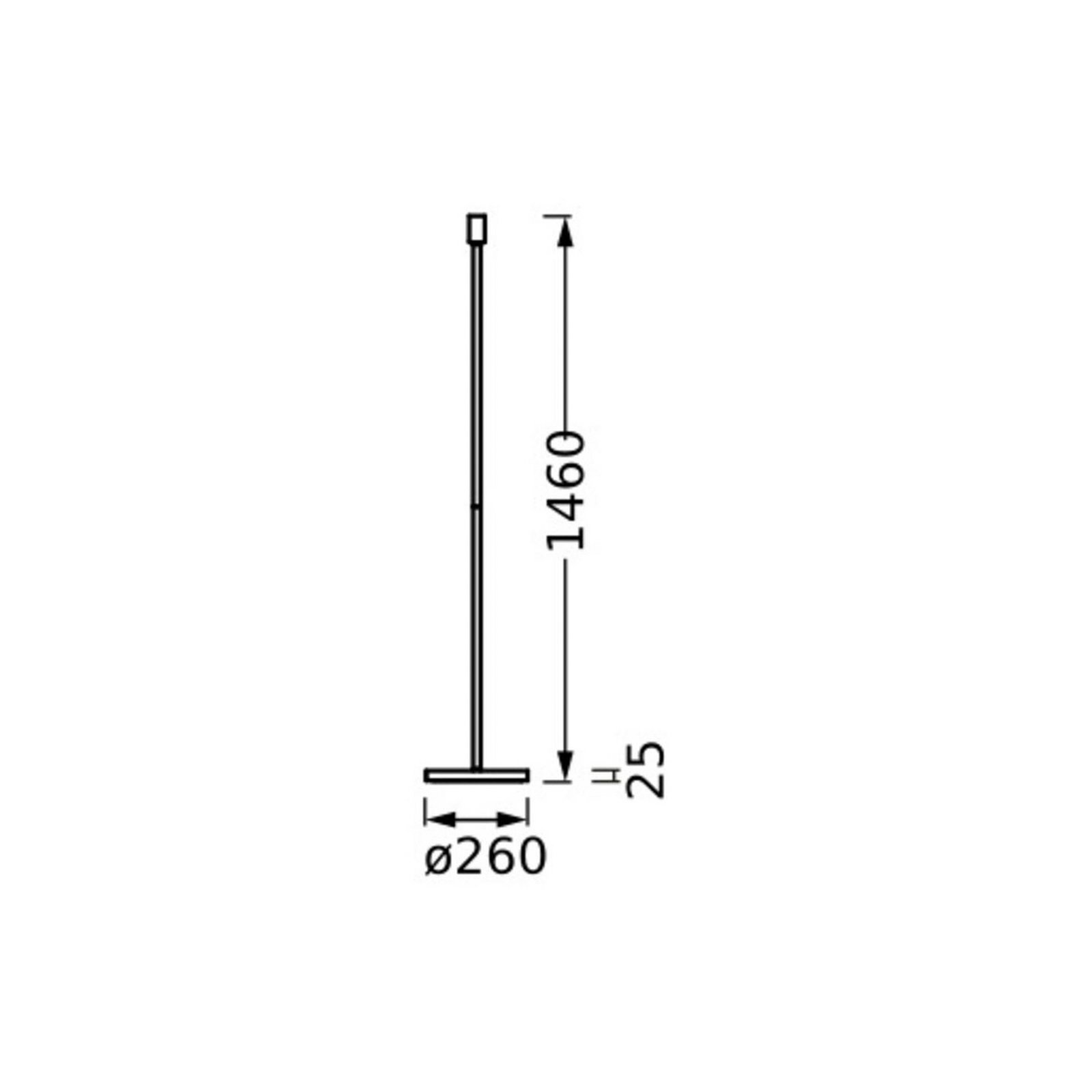 OSRAM Stehleuchte DECOR STICK, beige, Höhe 146 cm, 1 x E27