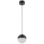 Moonlit LED hanglamp, zwart, aluminium, Ø 20 cm, bol